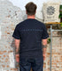 THINKING MU heren shirt AARON SOLETES NAVY bio katoen