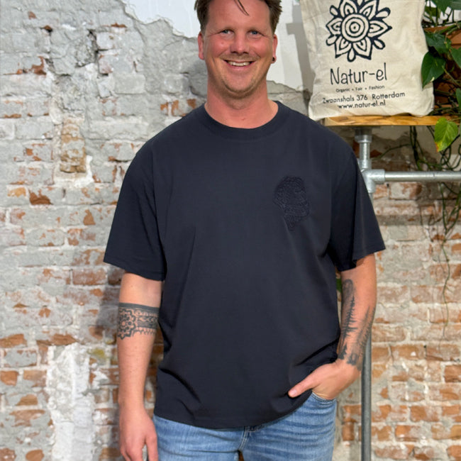 THINKING MU heren shirt ERIC SHELL biologisch katoen