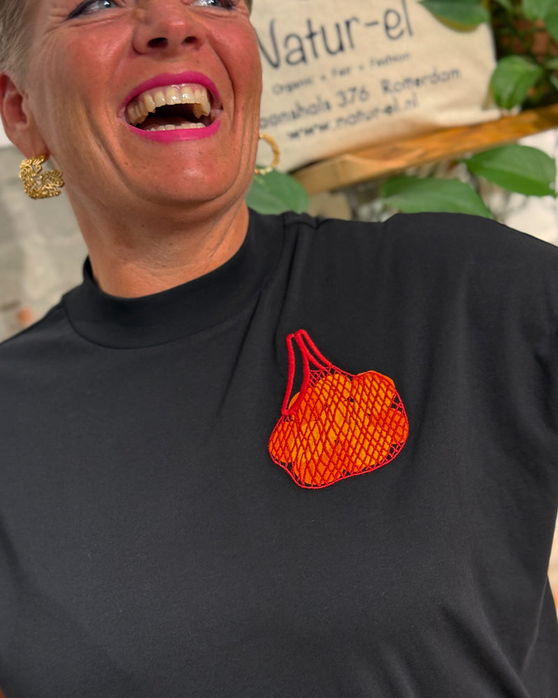 THINKING MU t-shirt VOLTA MANDARINAS van biologisch katoen