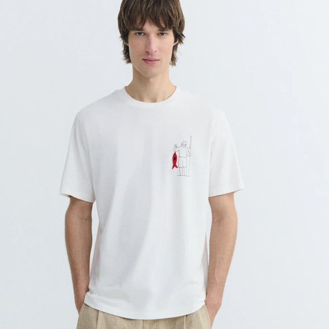 THINKING MU shirt ZACH FISHERMAN biologisch katoen
