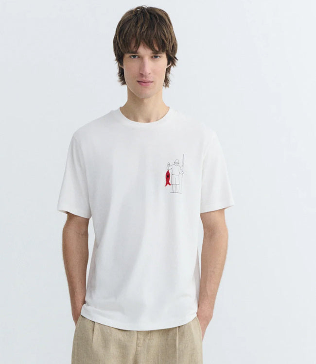 THINKING MU shirt ZACH FISHERMAN biologisch katoen