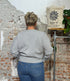 THINKING MU geborduurde sweater JODIE POPPY bio katoen