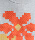 THINKING MU geborduurde sweater JODIE POPPY bio katoen