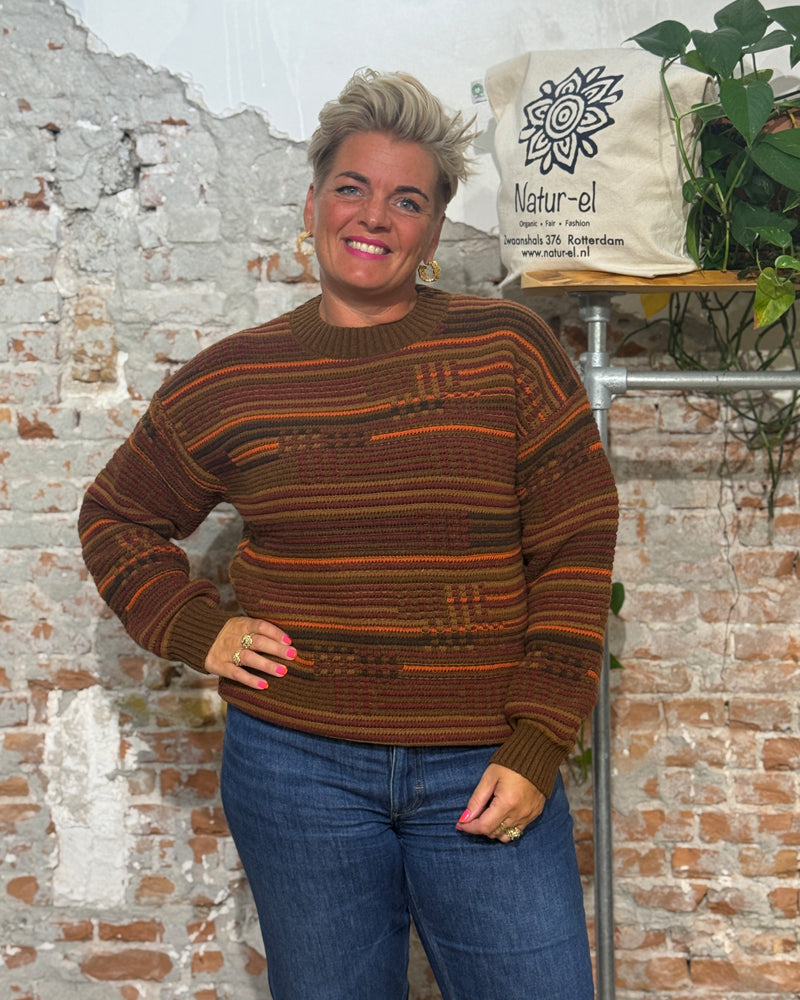 THINKING MU pure wollen trui BOLITA AUTUMN
