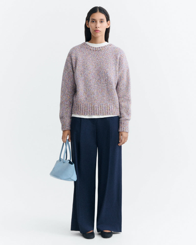 THINKING MU Noorse wollen trui PETRA MULTICOLOR