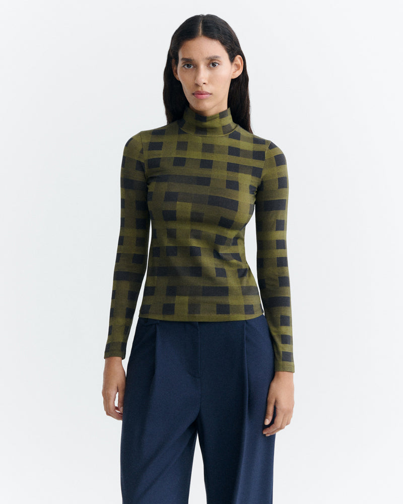THINKING MU Langarmshirt BRISA OMBRE Bio-Baumwolle