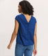 TRANQUILLO batist blouse LUNA NAVY biologisch katoen