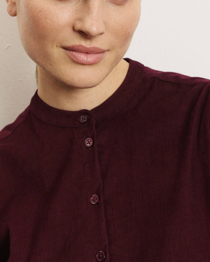 TRANQUILLO blouse ANITA WINE biologisch katoen corduroy