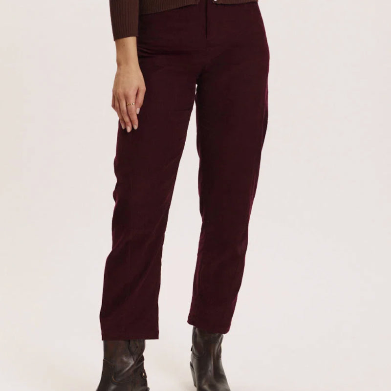TRANQUILLO corduroy broek MAITE WINE biologisch katoen
