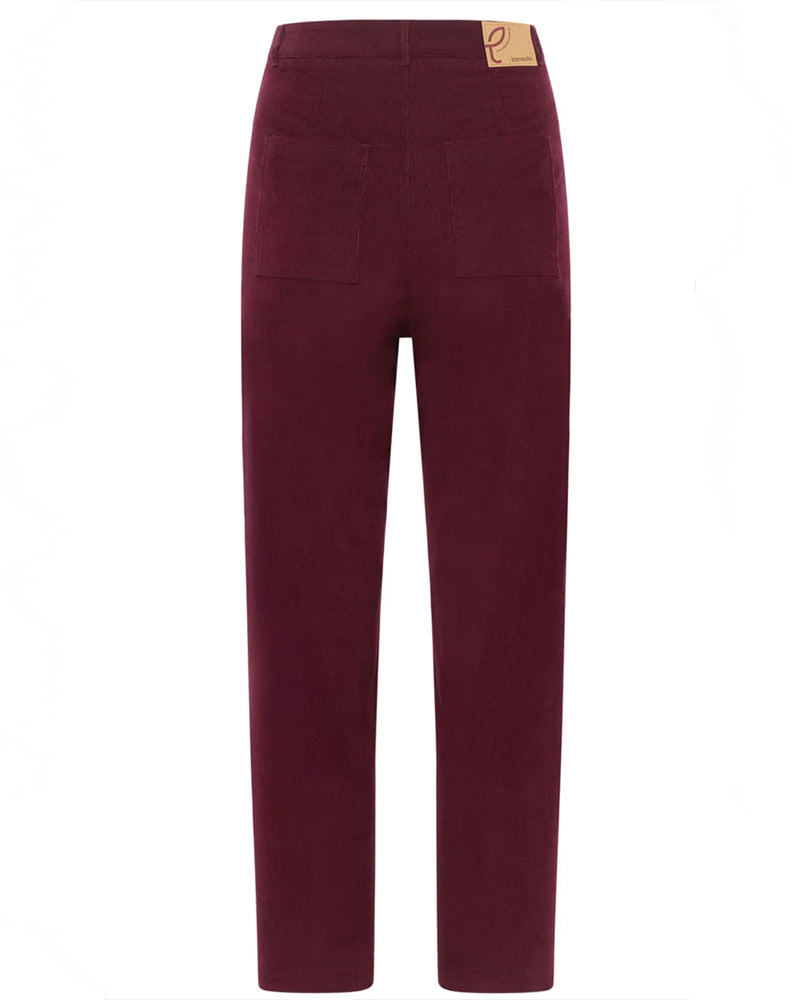 TRANQUILLO corduroy broek MAITE WINE biologisch katoen