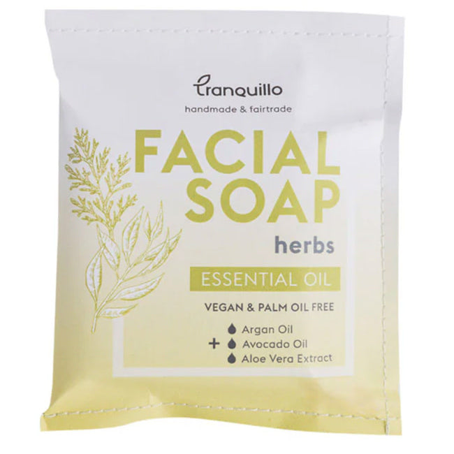 TRANQUILLO gezichts zeep HERBS 75g ZERO WASTE