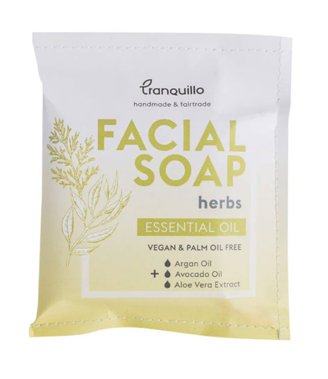 TRANQUILLO gezichts zeep HERBS 75g ZERO WASTE