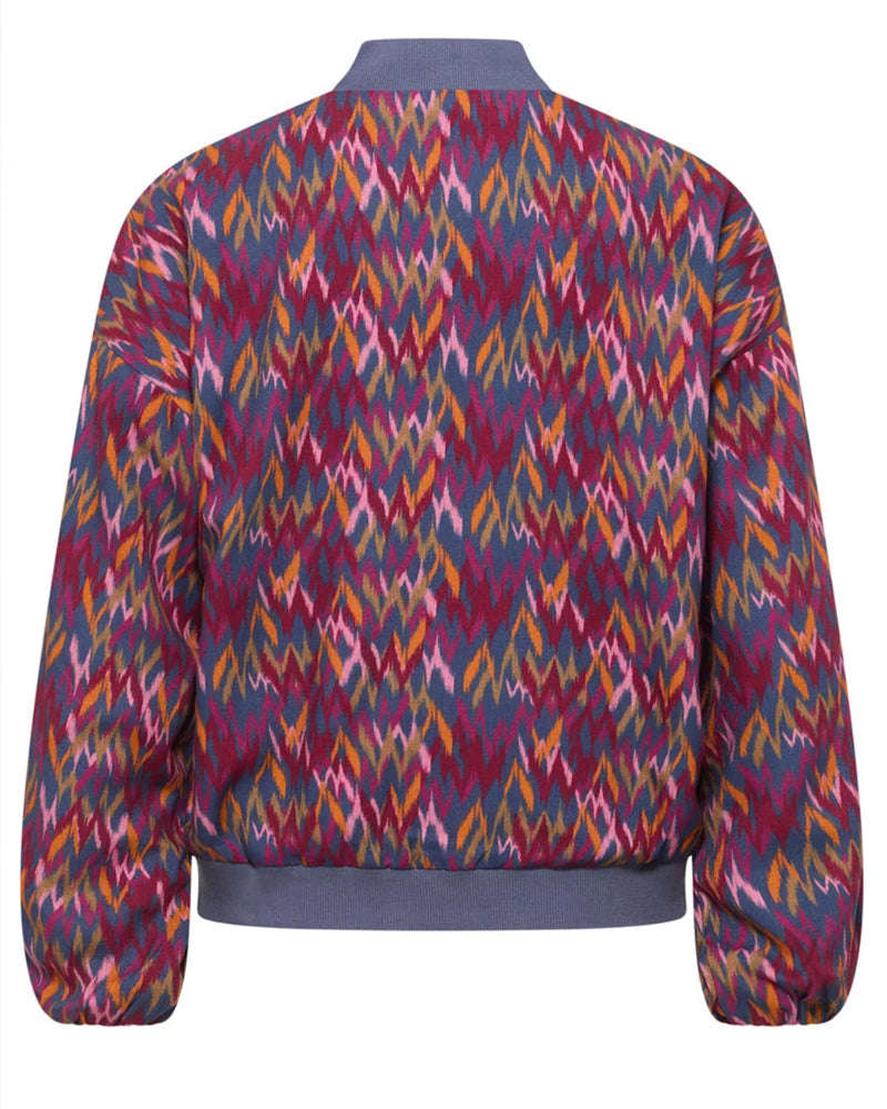 TRANQUILLO Jacke RUMI RED Bio-Baumwolle Musselin