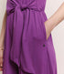 TRANQUILLO effen jumpsuit FINA GRAPE ecovero jersey