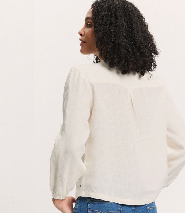 TRANQUILLO linnen blouse JOLAA WHITE
