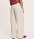 TRANQUILLO linnen broek met plooien WHITE