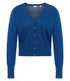 TRANQUILLO v-hals vest LINA NAVY biologisch katoen