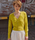 TRANQUILLO v-hals vest LINA MANGO biologisch katoen