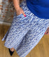 TRANQUILLO wijde broek PAULA BATIK ecovero crepe