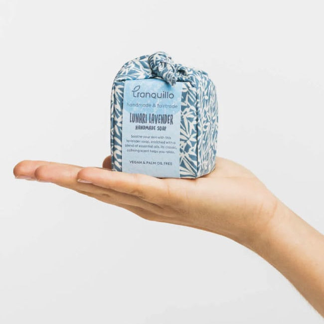 TRANQUILLO blok zeep LAVENDER 120 gr ZERO WASTE