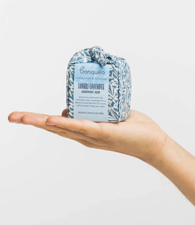TRANQUILLO blok zeep LAVENDER 120 gr ZERO WASTE