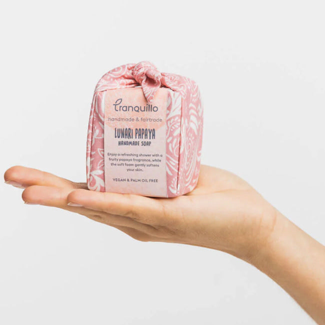 TRANQUILLO blok zeep PAPAYA 120 gr ZERO WASTE