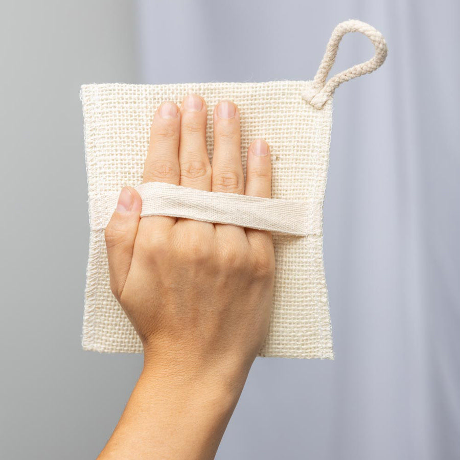 Zeep handschoen HERB zero waste TRANQUILLO
