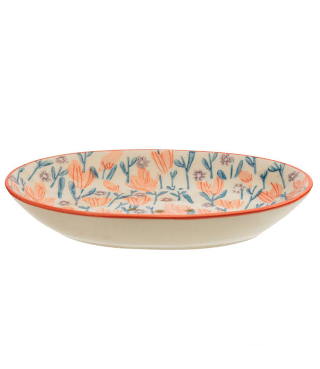 TRANQUILLO Zeep schaaltje van keramiek FLORALE Handmade & Fairtrade