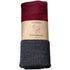 Wollen Nierwarmer van baby alpaca ROOD ZWART 47 reversible