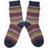 HIRSCH dikke wollen ski sokken REGENBOOG BLAUW 016E 09