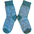 HIRSCH NATUR Noorse wollen sokken TURQUOISE LICHTBLAUW 030 157