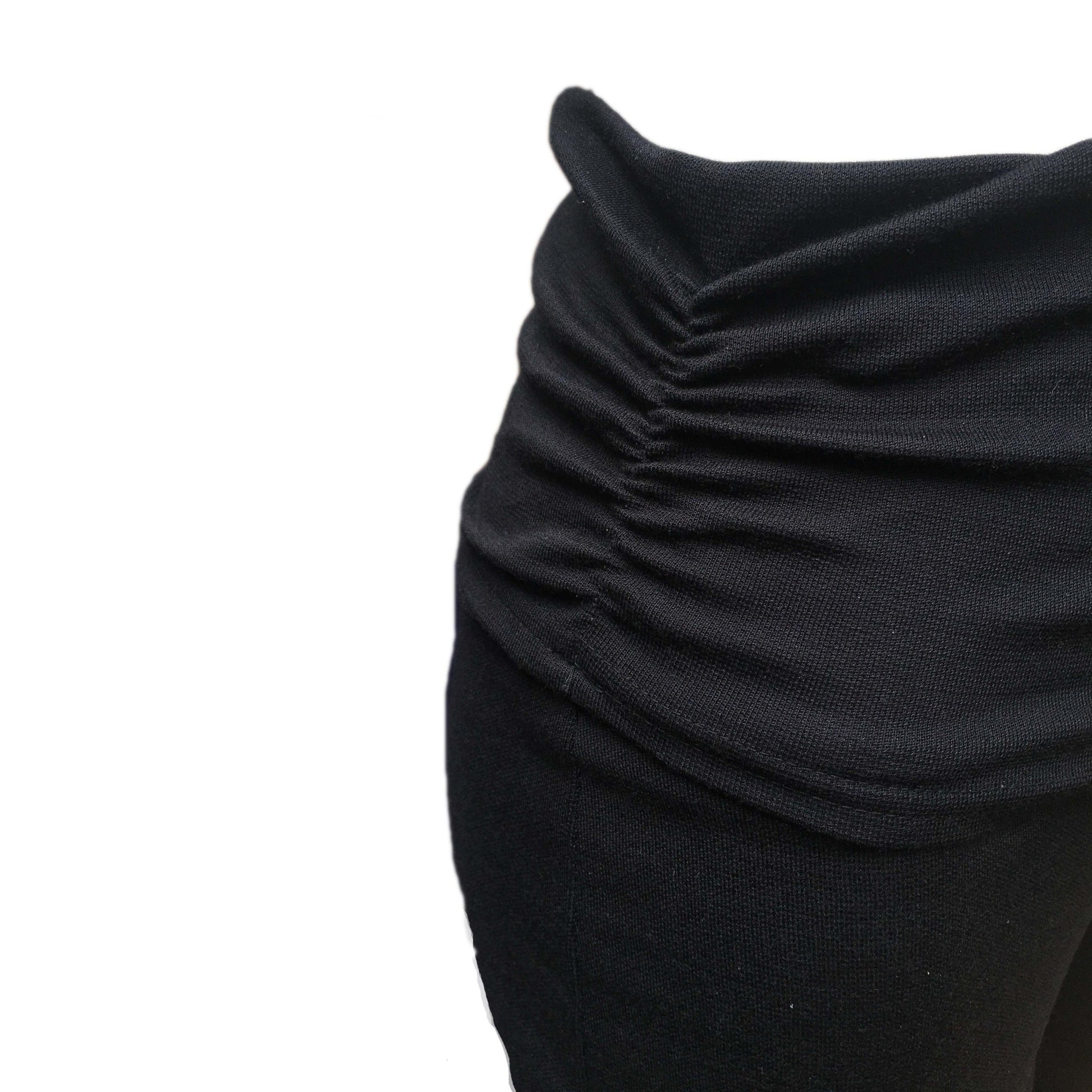 ENGEL NATUR Wol zijde yoga broek dames ZWART 240 gr/m2