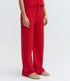THINKING MU high rise broek KARINA RED van biologisch katoen